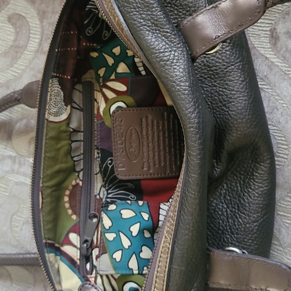 Brighton Platinum leather handbag - Picture 3 of 3